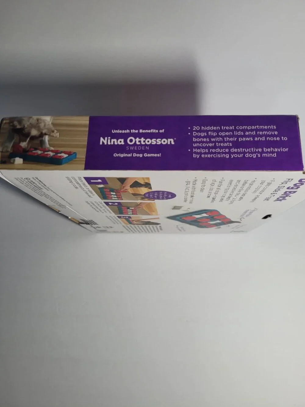 Outward Hound by Nina Ottosson Dog Brick Treat Puzzle Enrichment Toy Level 2 Int